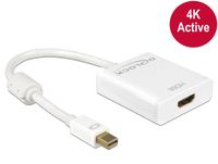 DeLOCK 62612 video kabel adapter 0,2 m Mini DisplayPort HDMI Type A (Standaard) Wit - thumbnail