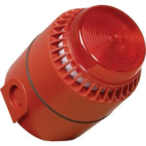 ComPro Combi-signaalgever Flashni Rood Flitslicht, Continugeluid 24 V/DC 110 dB