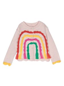 Stella McCartney Kids cardigan à détail appliqué - Rose