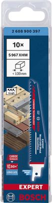 Bosch Accessories 2608900397 EXPERT „Wood with Metal Demolition” S 967 XHM zaagblad, 10 stuks Zaagbladlengte 150 mm 10 stuk(s)