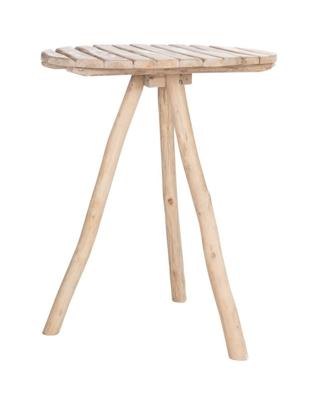 J-Line Ronde Bartafel 'Margareta' kleur Naturel, Ø90cm