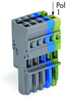 WAGO 769-105/000-038 Connector, female Grijs, Blauw, Groen, Geel 50 stuk(s)