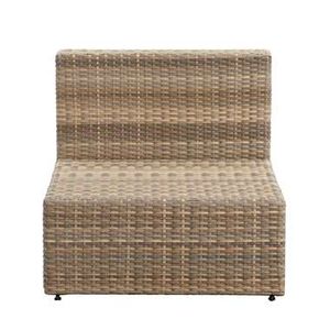 Le Sud loungestoel middenelement Dordogne - taupe - 84x72x66 cm - Leen Bakker