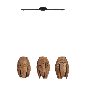 Eglo Landelijke eetkamer hanglamp Mongu 1 43295