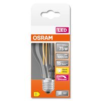 OSRAM 4058075436886 LED-lamp Energielabel D (A - G) E27 Peer 7.5 W = 75 W Warmwit (Ø x l) 60 mm x 105 mm 1 stuk(s) - thumbnail