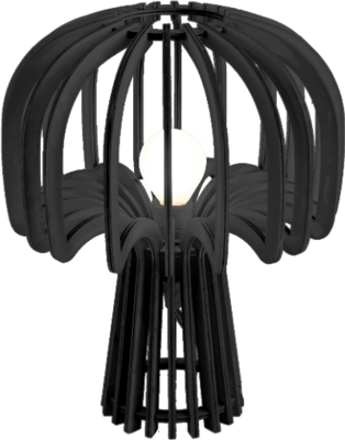 Leitmotiv tafellamp Globular Mushroom wood Leitmotiv tafellamp Globular Mushroom wood