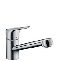 Hansgrohe Focus 1-gats keukenkraan 100 m. 360° draaibare uitloop chroom 71818000 - thumbnail