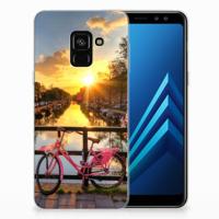 Samsung Galaxy A8 (2018) Siliconen Back Cover Amsterdamse Grachten