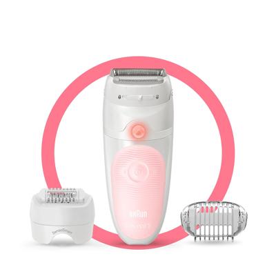 Braun Silk-épil 5 Silk-epil 5-620 Wet & Dry Roze, Wit 28 pincetten Braun Silk-épil 5 Silk-epil 5-620 Wet & Dry Roze, Wit 28 pincetten