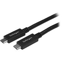StarTech.com USB-C Kabel met Power Delivery (3A) - St/St - 2m - USB 3.0 - Gecertificeerd - USB 3.0 Type C Kabel - USB 3.1 Gen1 (5Gbit/s)