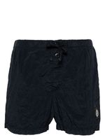 Stone Island short de bain à patch Compass - Bleu - thumbnail