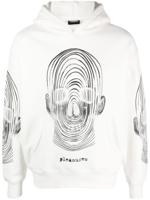 Pleasures Hoodie met print - Wit