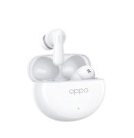 OPPO Enco Air4 Draadloze hoofdtelefoon met surround sound, actieve ruisonderdrukking, 12 uur batterijduur, lage latentie voor gaming en weerstand, IP55, wit