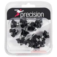 Precision voetbalnoppen Super Pro 14 mm alu zwart 12 stuks