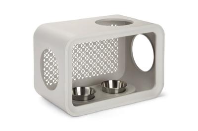 Beeztees Cat Cube Dinner - Kattenhus - Dune Grey - 49 Cm