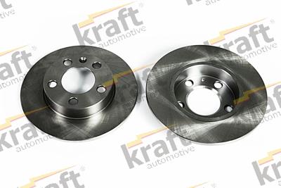Remschijf KRAFT AUTOMOTIVE, Remschijftype: Massief, Diameter (mm)232mm, u.a. fÃ¼r Seat, Audi, Skoda, VW