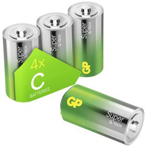 GP Super C batterij (baby) Alkaline 1.5 V 4 stuk(s)