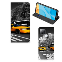 OPPO A15 Book Cover New York Taxi