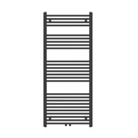 Adema Basic radiator 60x140cm recht middenaansluiting mat zwart - thumbnail