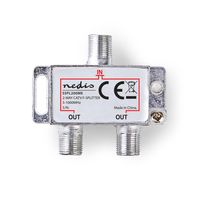 Nedis CATV-Splitter | 5-1000 MHz | 4.2 dB | Zink | 1 stuks - SSPL200ME SSPL200ME