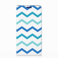 Samsung Galaxy S10e Hoesje met Magneet Zigzag Blauw
