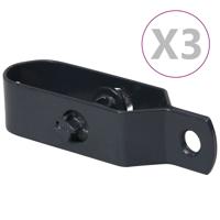 vidaXL Draadspanners 3 st 100 mm staal zilverkleurig