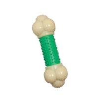 Nylabone Power Chew Double Action Barbell Bone Chew speelgoed, duurzaam hondenspeelgoed, spek smaak, X-Large/Souper (1 tellen)