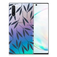 Samsung Galaxy Note 10 TPU Case Leaves Blue - thumbnail