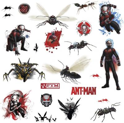RoomMates muurstickers Ant-Man vinyl 23 stuks RoomMates muurstickers Ant-Man vinyl 23 stuks