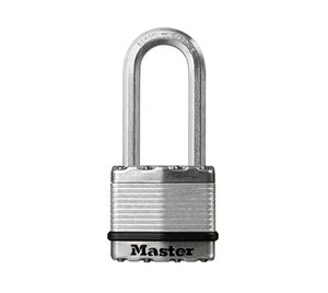 Masterlock 50mm treated steel body for weather resistance - 51mm octagonal boron- - M5EURDLH