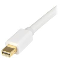 StarTech.com Mini DisplayPort-naar-HDMI-converterkabel 1 m 4K wit - thumbnail