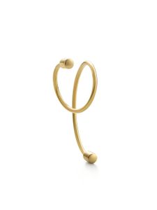 Shihara boucle d'oreille Twist Curl 02 en or 18ct