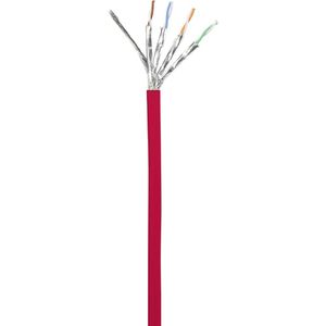 Renkforce RF-5043950 RJ45 Netwerkkabel, patchkabel CAT 6A S/FTP 15.00 m Rood Vlambestendig 1 stuk(s)