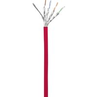 Renkforce RF-5043950 RJ45 Netwerkkabel, patchkabel CAT 6A S/FTP 15.00 m Rood Vlambestendig 1 stuk(s) - thumbnail