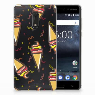 Nokia 6 Siliconen Case Icecream