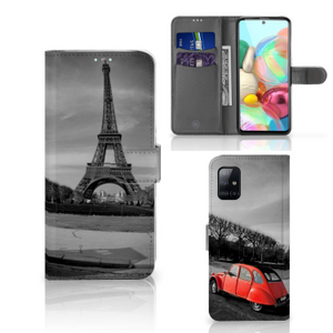 Samsung Galaxy A71 Flip Cover Eiffeltoren