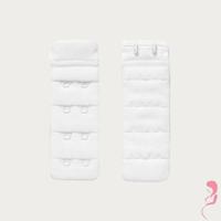 Op en Top Zwanger bh Verlengstuk 2 Haaks Wit (2 Pack)