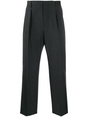 Valentino Garavani pantalon de costume droit - Gris