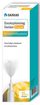 Sanias Sanias Neusspray 8mg Zoutoplossing - 15 Ml