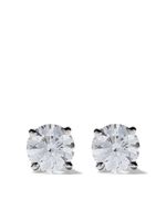 De Beers Jewellers boucles d'oreilles DB Classic en platine et diamant - Argent - thumbnail