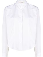 The Row long-sleeve cotton shirt - Blanc