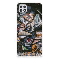 Samsung Galaxy A22 5G Siliconen Hoesje met foto Badges