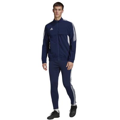 adidas Condivo 22 Full-Zip Trainingspak Donkerblauw Wit adidas Condivo 22 Full-Zip Trainingspak Donkerblauw Wit