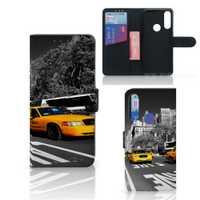 Alcatel 1S 2020 Flip Cover New York Taxi - thumbnail