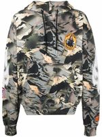 Heron Preston hoodie à imprimé camouflage - Vert