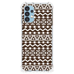 Samsung Galaxy A13 (4G) Doorzichtige Silicone Hoesje Aztec Brown