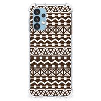 Samsung Galaxy A13 (4G) Doorzichtige Silicone Hoesje Aztec Brown