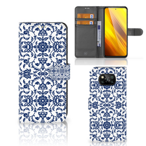 Xiaomi Poco X3 | Poco X3 Pro Hoesje Flower Blue