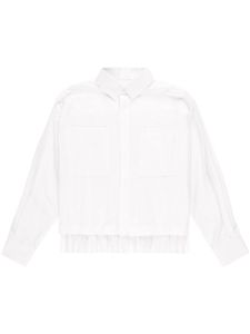 sacai chemise Thomas Mason en coton - Blanc