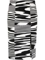 Missoni jupe mi-longue à motif abstrait - Noir